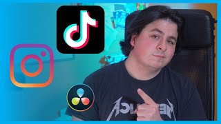 Come Creare Video per Instagram e TikTok  Davinci Resolve Tutorial [upl. by Leunamne]