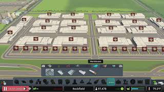 Cities Skylines Gameplay 18 Building a distribution area [upl. by Ierbua]