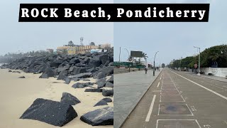 Rock Beach Pondicherry 🌊 Pondicherry Beach [upl. by Gottlieb]