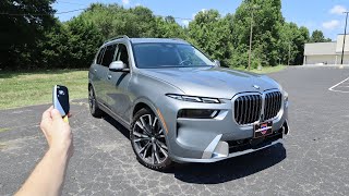 2024 BMW X7 xDrive40i  Start Up Walkaround Test Drive and Review [upl. by Ade]