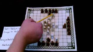 Tafl  Hnefatafl  Edge Escape is Balanced [upl. by Asalocin]