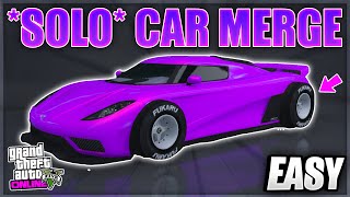 SOLO GTA 5 CAR MERGE GLITCH AFTER PATCH 166 GTA 5 F1BENNYS MERGE GLITCH ALL CONSOLES [upl. by Gilson686]