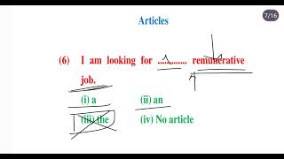 Articles exercise for all exams  SSC  Banking  Vyapam  mcawithsunil [upl. by Downes]