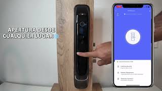 Conectar y configurar aplicación  CERRADURA INTELIGENTE G3  WIFI  TUYA  SMARTLIFE [upl. by Nerraj]