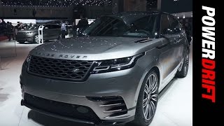 Range Rover Velar  Geneva Motor Show  PowerDrift [upl. by Brigitta]