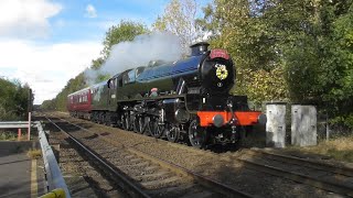 45596 Bahamas  KWVR to Tyseley Steam  Methley  22nd October 2024 [upl. by Airak222]