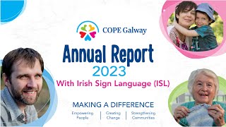 COPE Galway 2023 Annual Report Launch  with Irish Sign Language ISL [upl. by Quent]