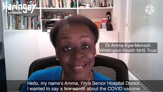 Dr Amma KyeiMensah talks about the COVID19 vaccine [upl. by Arak593]