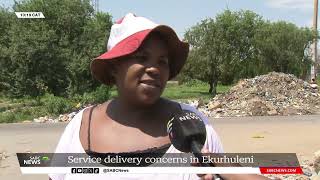 Ekurhuleni residents battle with Illegal dumping lack of service delivery [upl. by Lledra179]