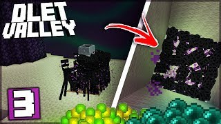 Fiz uma Farm de Enderman em 5 MINUTOS  EASY FARM  DletValley Dia 3 Dlet [upl. by Adnahs]