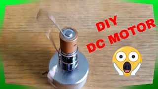 A Very Simple Motor Project To Create A DIY Neodymium Magnet DC Motor [upl. by Kristen]