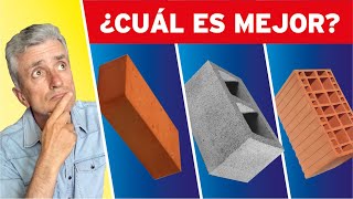 👷 3 Tipos de LADRILLO 👌Cuál es Mejor para la Construcción de Casas [upl. by Jamnis]