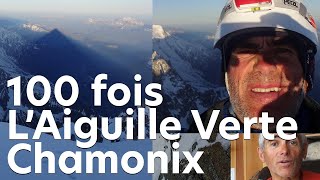 Aiguille Verte Alain Iglésis 100 fois au sommet montagne alpinisme Chamonix MontBlanc [upl. by Edvard]