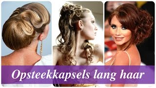 Opsteekkapsels lang haar [upl. by Sherrie]