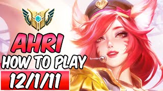 HOW TO PLAY AHRI MID amp CARRY  Best Build amp Runes  Diamond Ahri Guide S14  League of Legends [upl. by Va]