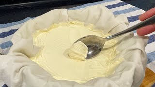 Easily make mascarpone cheese on your own  Easy delicious and just a fraction of the price [upl. by Efren43]