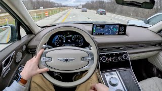 2024 Genesis GV80 — Morning Commute in The Korean Flagship SUV [upl. by Hurd]