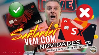 💳AS NOVIDADES DO BANCO SANTANDER HOJE OS NOVOS CARTÕES ILIMITADOS EM SALAS VIP VÍDEO RETRÔ [upl. by Oiragelo]