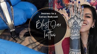 My Blast Over Tattoo Healing Journey to my Tattoo Bodysuit [upl. by Groeg]