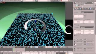 Blender Tutorial  Using Texture Maps to Influence Particles [upl. by Amity78]