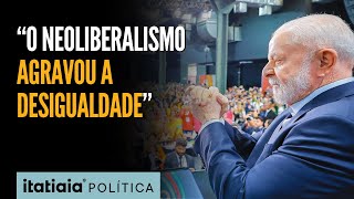 LULA DEFENDE JORNADA DE TRABALHO EQUILIBRADA E CRITICA NEOLIBERALISMO EM EVENTO DO G20 [upl. by Tteve]