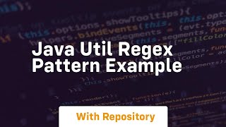 java util regex pattern example [upl. by Pacifica]