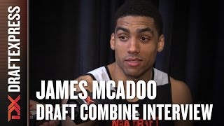 James McAdoo Draft Combine Interview [upl. by Jeramey]