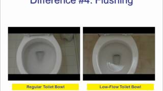 Low Flow and Regular Toilets  The Differences Revealed [upl. by Asilav450]