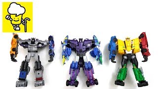 Transformers Combiner Force Ultra Bee Menasor Galvatronus Robots in Disguise Toysトランスフォーマー 變形金剛 [upl. by Suhpesoj]