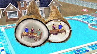 Swimming Pool Restaurant Chicken Biryani Hindi Kahaniya Hindi Moral Stories New Funny Comedy Video [upl. by Narib]