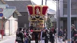 平成24年 阿万亀岡八幡神社春祭り 宵宮 稲田南 道唄 練り [upl. by Brent754]