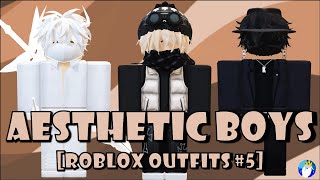 Aesthetic Boys Roblox Outfits Part 5 [upl. by Lorelie154]