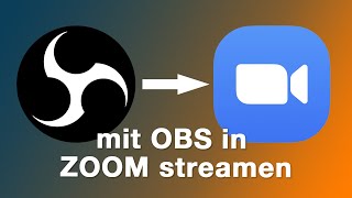 Mit OBS in Zoom livestreamen I TUTORIAL [upl. by Eisler]