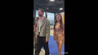 Yağmur Yüksel and Barış Baktaş at Mipcom in Cannes👏👏 [upl. by Pieter]