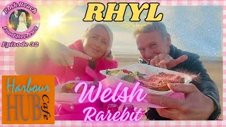 Rhyl Reviewing Harbour Hub Cafe on Rhyl Beach [upl. by Ryun]