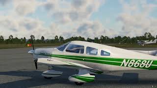 AeroSphere Simulations Piper Warrior XPlane 12 full flight [upl. by Ecital]