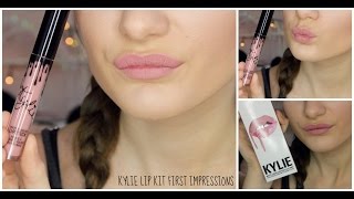 Kylie Lip Kit First Impressions KOKO K  cosmochlo [upl. by Nickie]