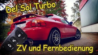 Honda CRX Del sol  ZV Funkfernbedienung nachrÃ¼sten [upl. by Millisent578]