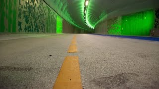 Verdens lengste sykkeltunnel 3 km [upl. by Rebmyk]