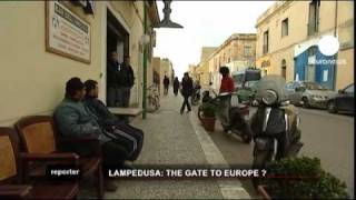 euronews reporter  Lampedusa Italian island at the sharp end of immigration [upl. by Waxman]