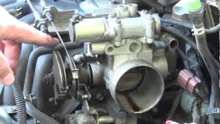 How To Fix a Sticking Accelerator Cable Throttle Body replace TPS Sensor amp Adjust Throttle Cable [upl. by Letnom]