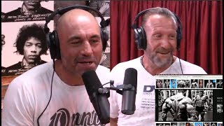 Dorian Yates Looks at His Old Bodybuilding Pictures  The Joe Rogan Experience [upl. by Afira]