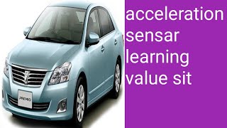 p1589 acceleration sensar learning value session 76 [upl. by Leahcimal]