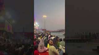 Parmarth niketan rishikesh ganga aarti 🙏 gangaaarti [upl. by Ahsoym160]