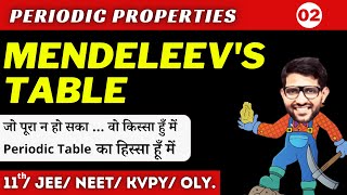 Periodic Properties 02  Mendeleevs Table  Chem Mystery  Amit Kumar [upl. by Naiditch619]