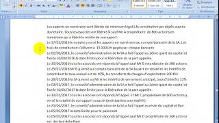 Comptabilité des sociétés S4 partie 27 quot exercice 7 cas de synthèse EP 2 quot [upl. by Ellord746]