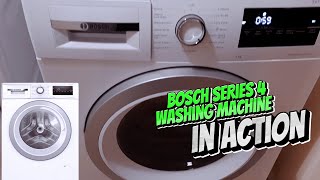 Bosch Series 4 Washing Machine In Action [upl. by Eversole]