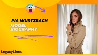 Pia Wurtzbach model biography 2024 [upl. by Larsen]