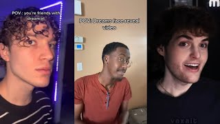 Dream Face Reveal TikTok Memes [upl. by Ytsirc490]