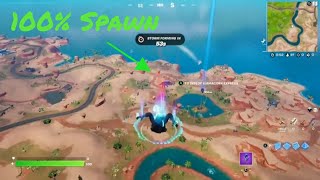 Klombo Fortnite Location Easy Way To Glide From Klombos Blowhole [upl. by Annel339]